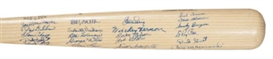 1960 Pittsburgh Pirates 30th Anniversary Reunion Team Signed Bat with 25 Signatures (PSA/DNA)